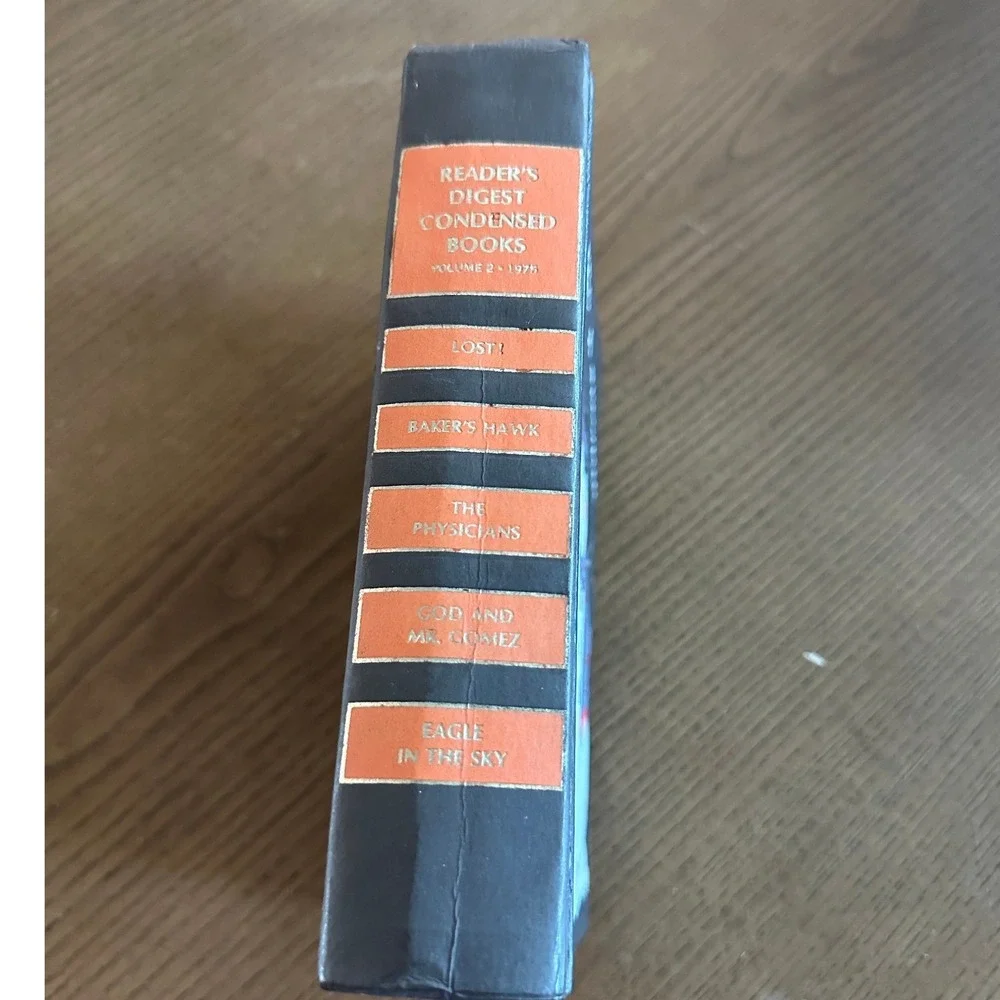 Vtg Hand Painted Readers Digest Book 1975 Snowman Winter Holiday Decor Arlene